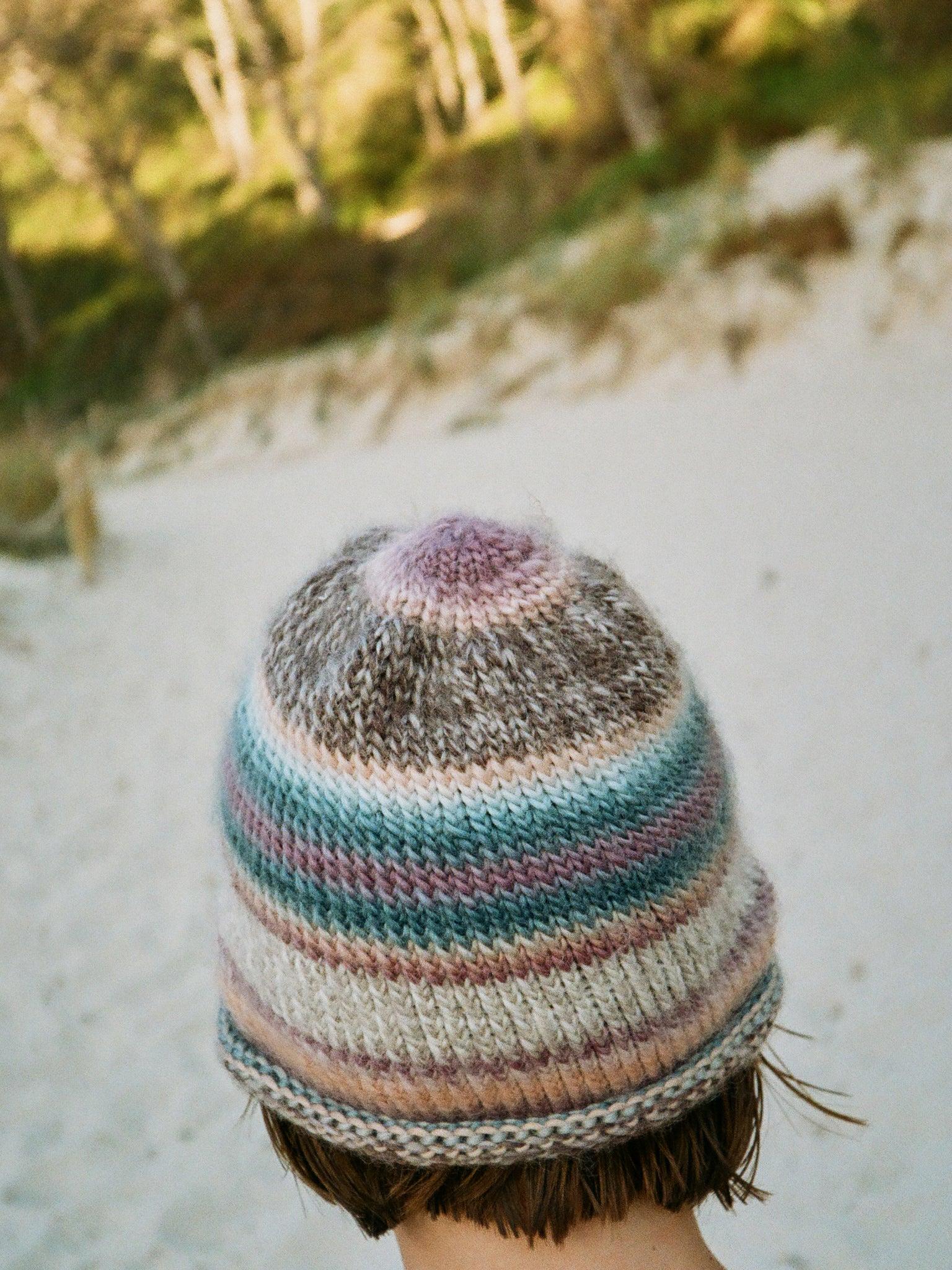 Beanie w paski 'Granny'