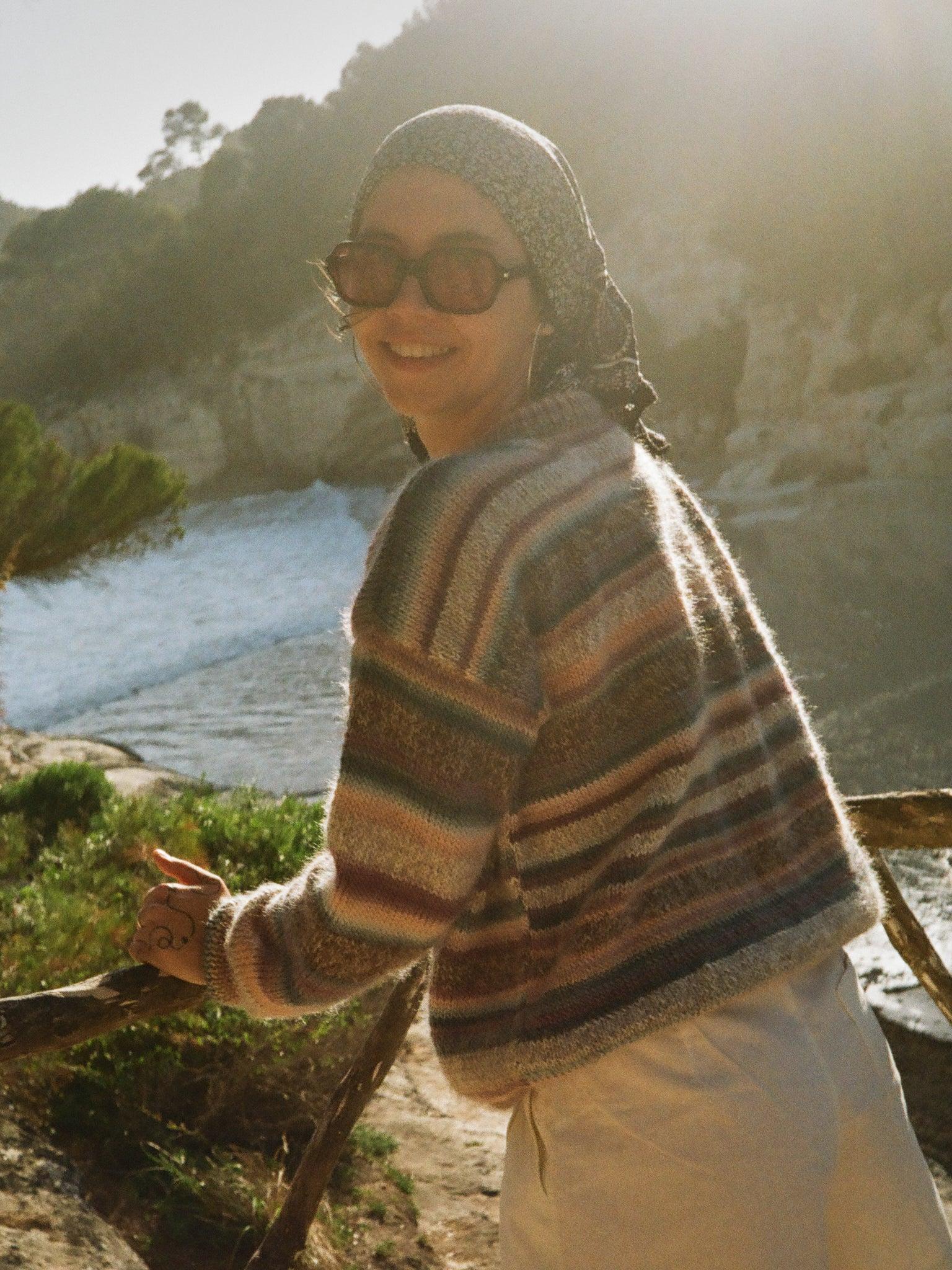 Sweter w paski 'Granny'