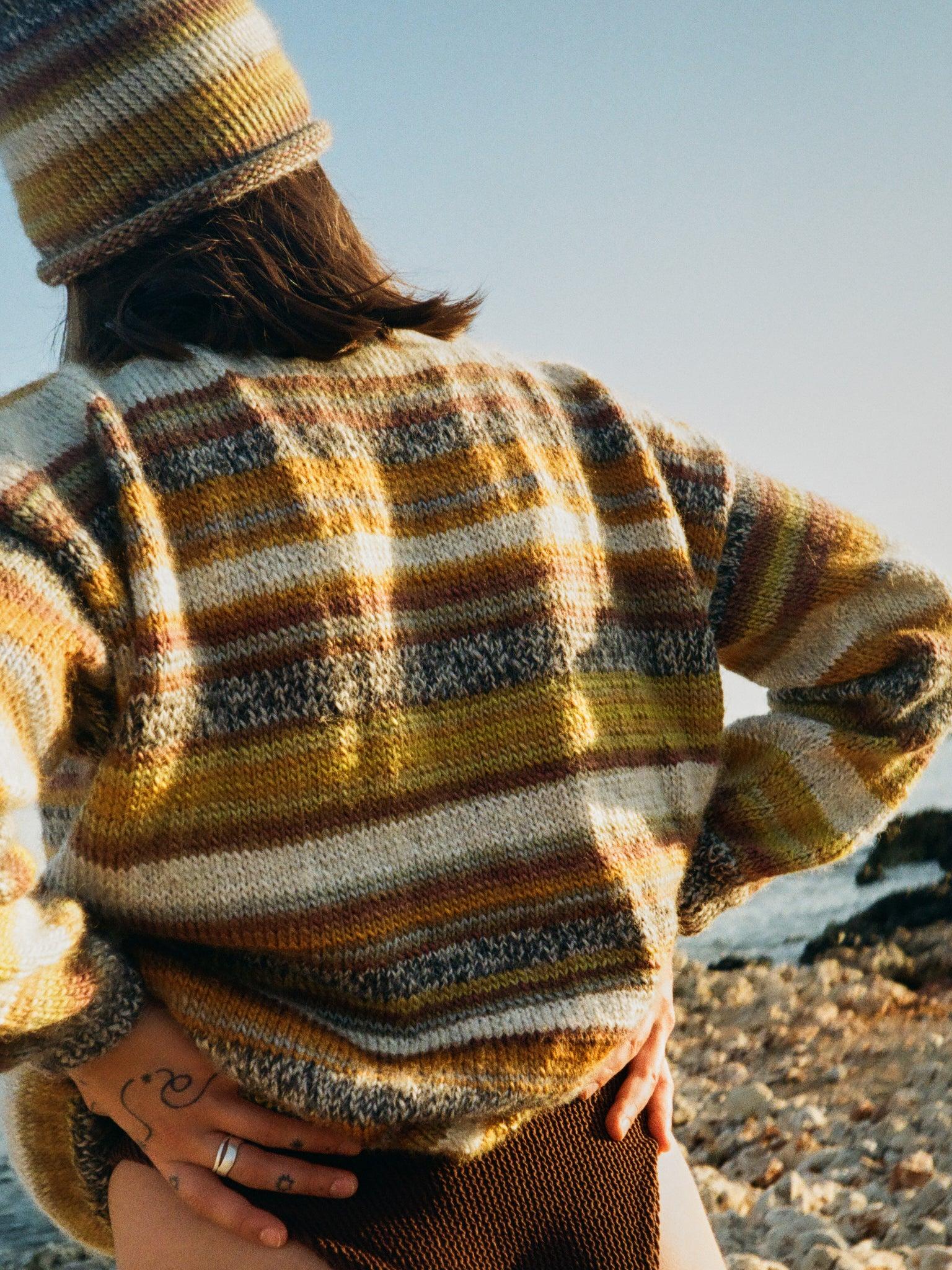Sweter w paski 'Granny'