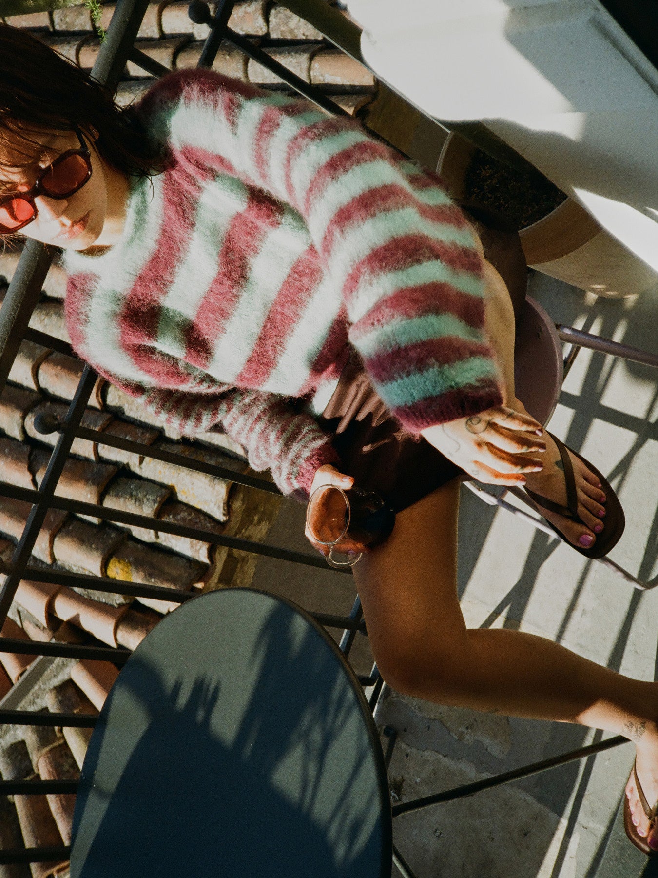 'Alba' striped sweater
