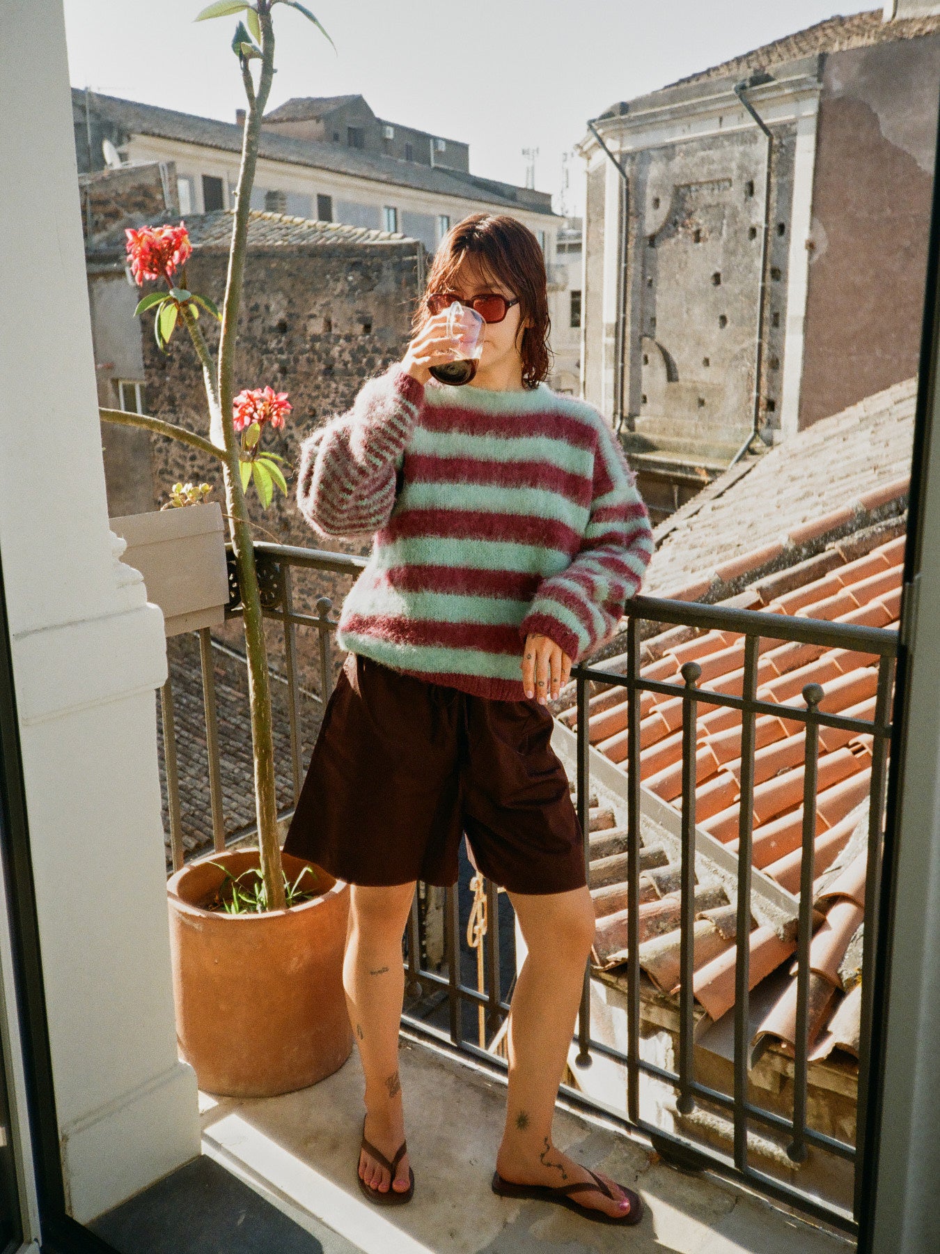 'Alba' striped sweater