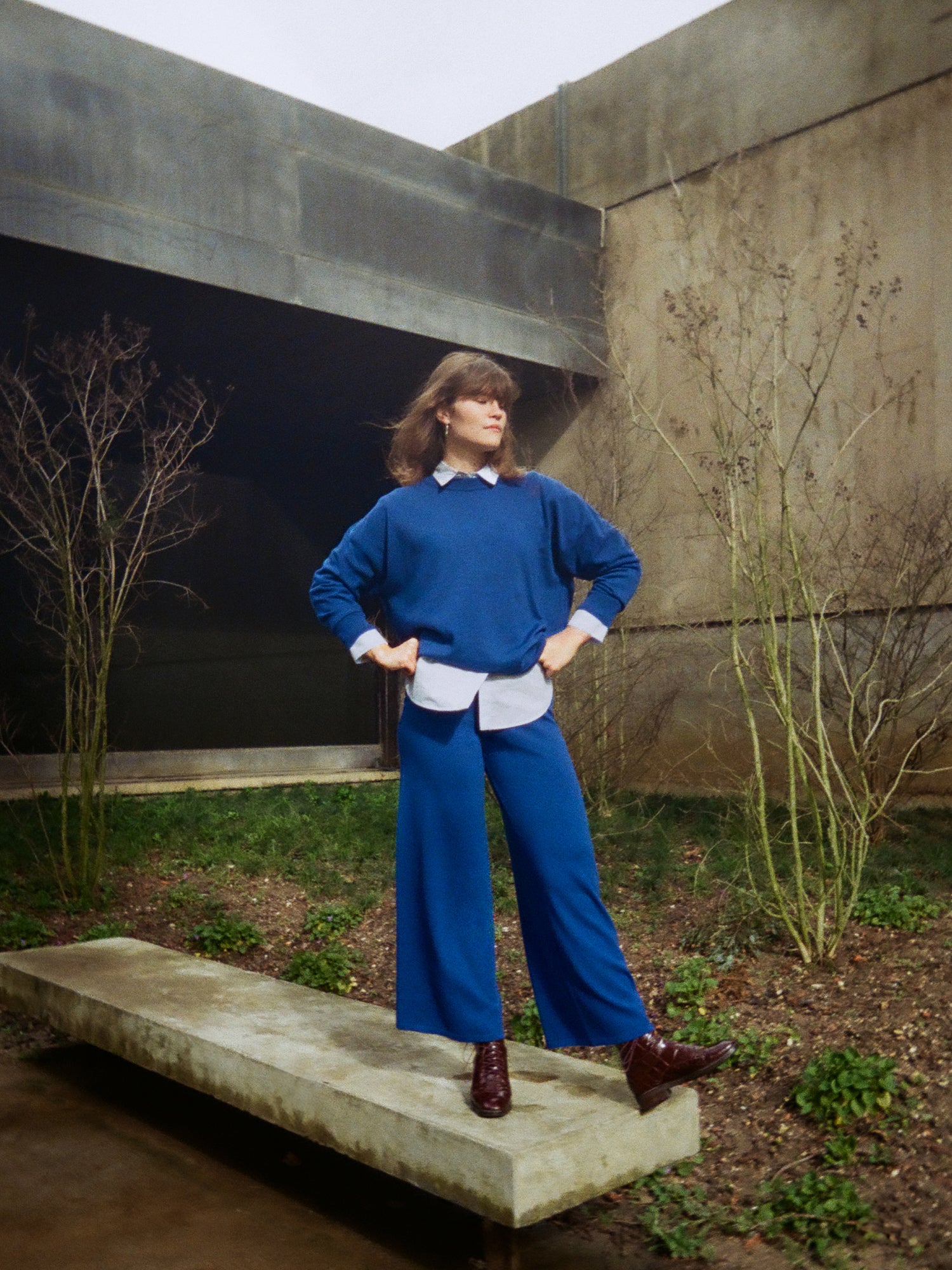 Wide leg trousers 'Everyday'