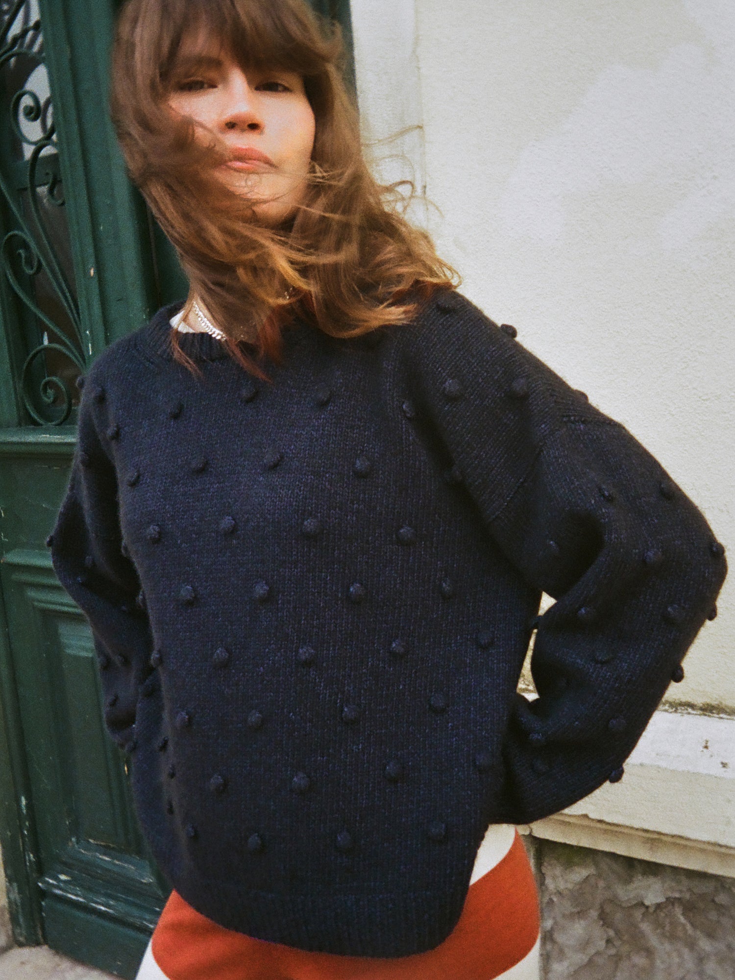 'Popcorn' sweater