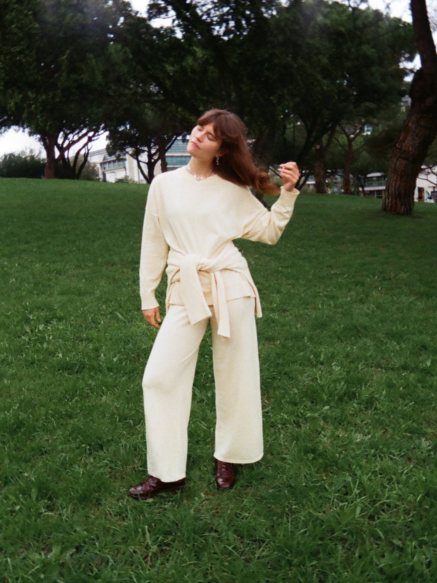 Wide leg trousers 'Everyday'