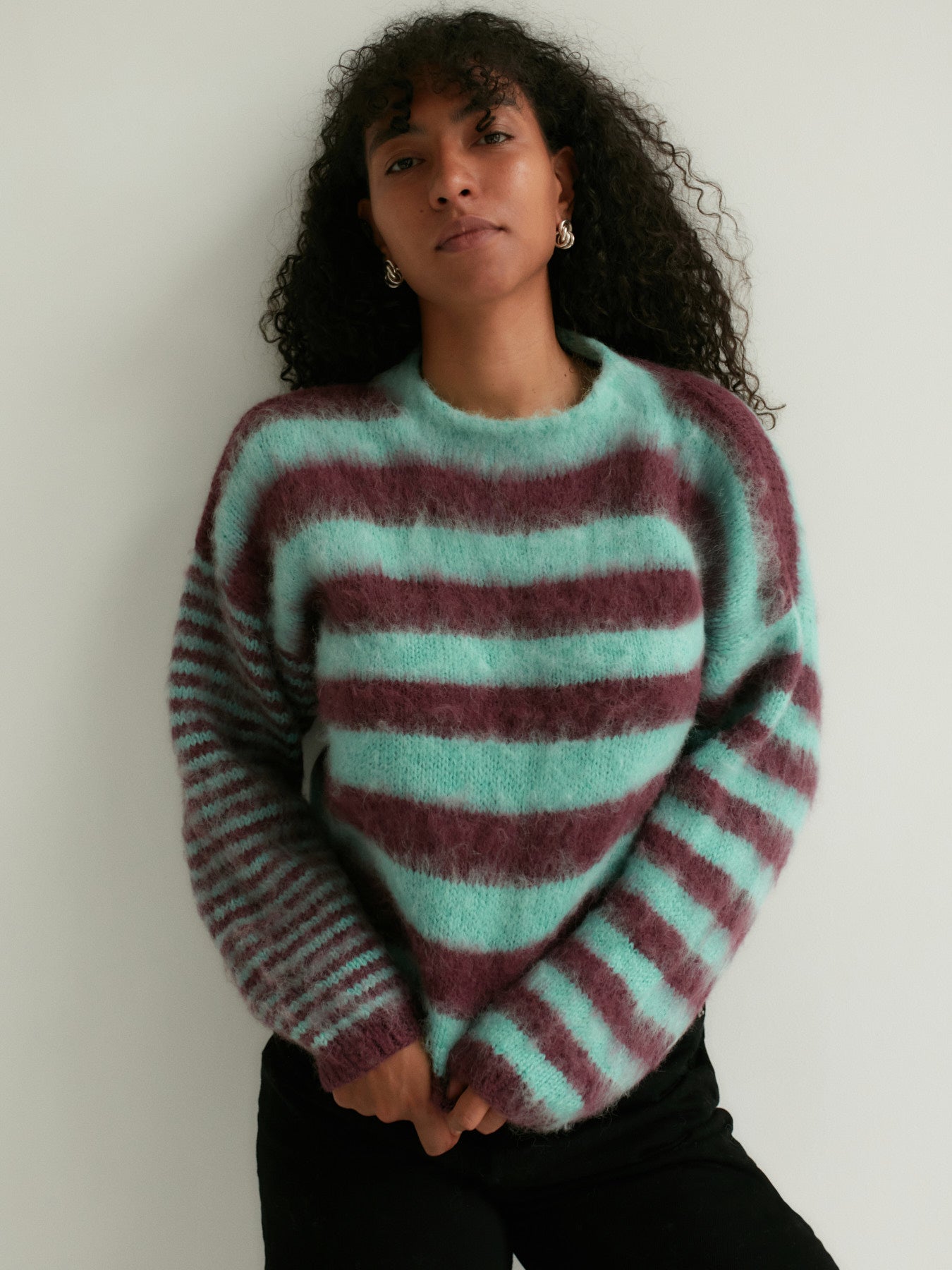 'Alba' striped sweater