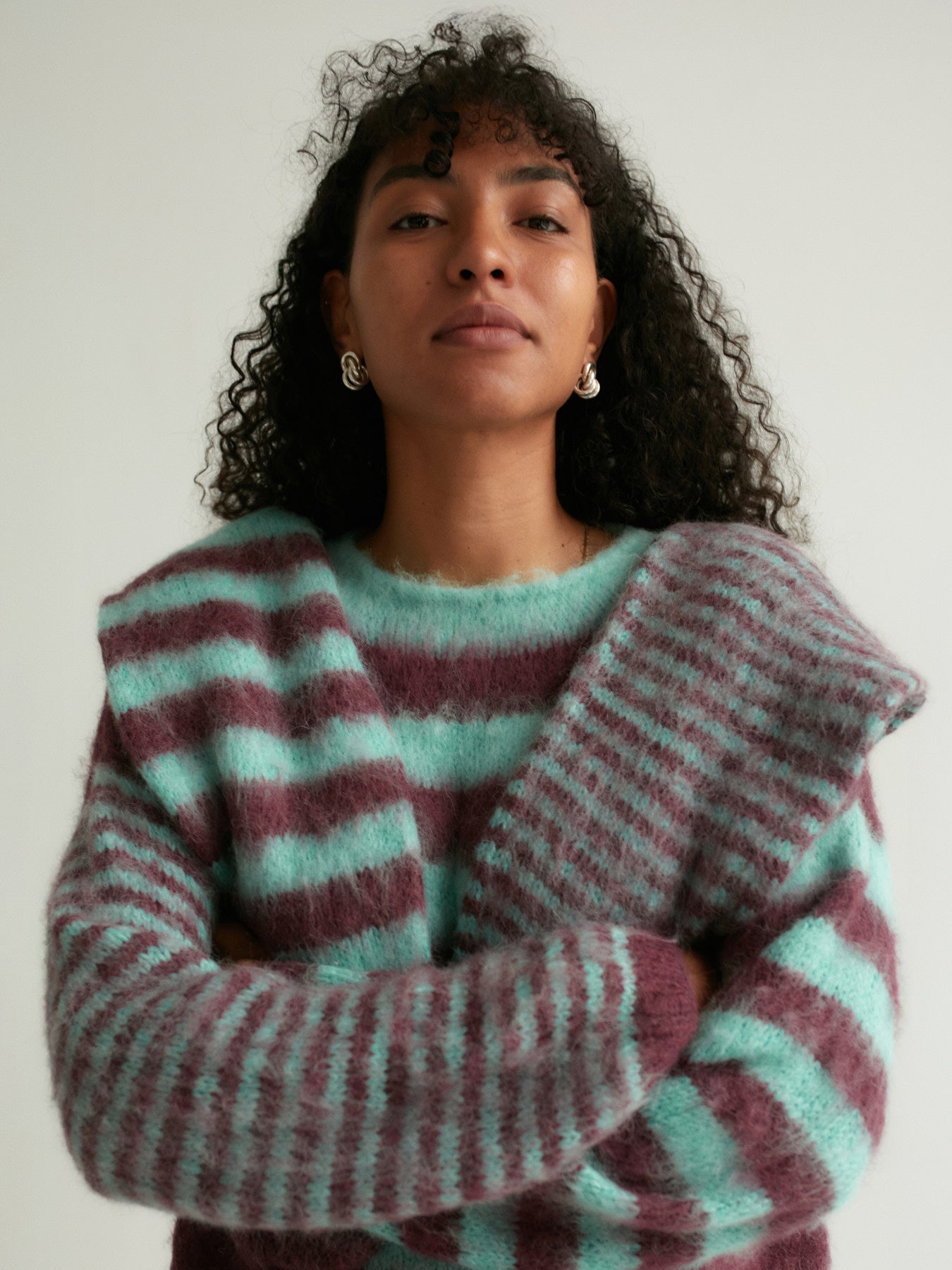 'Alba' striped sweater