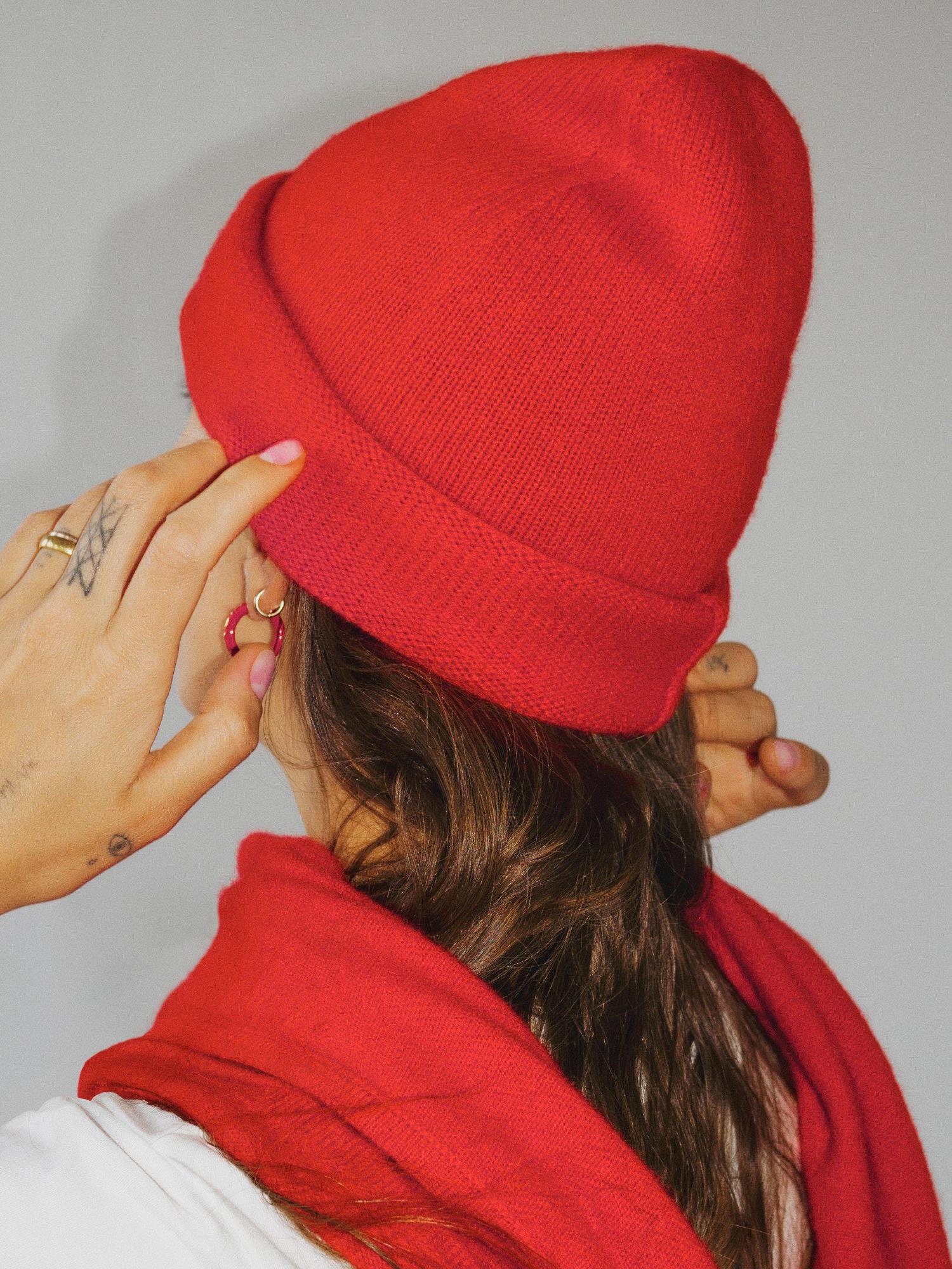 Kaszmirowy Trójkątny Szal / Bandana — Mille × Bébé