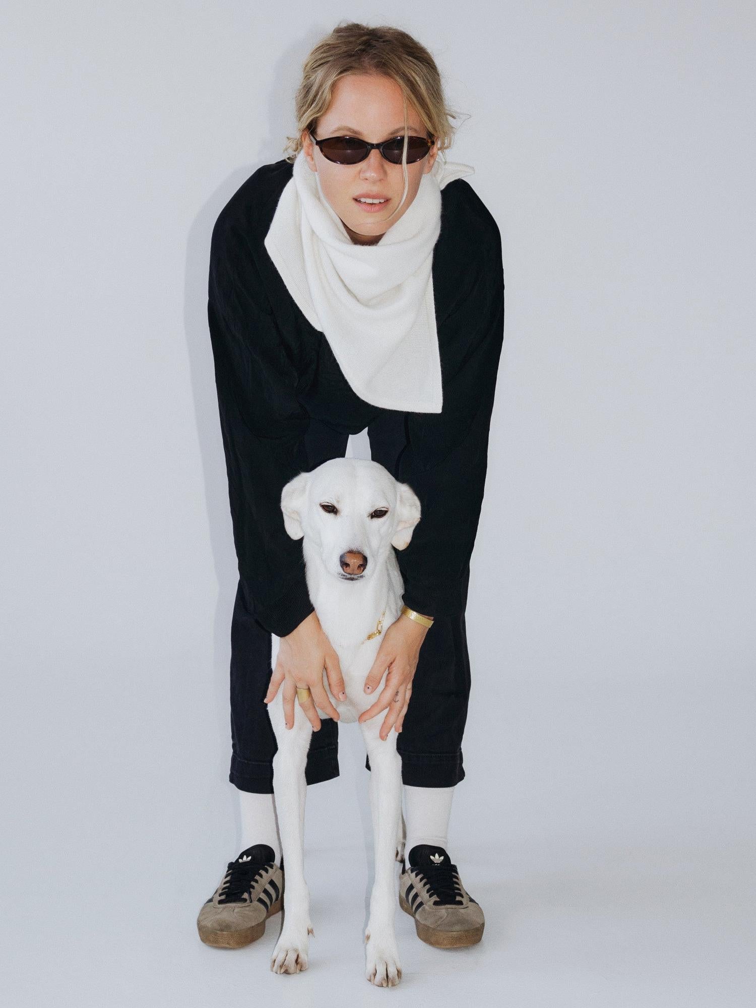 Kaszmirowy Trójkątny Szal / Bandana — Mille × Bébé