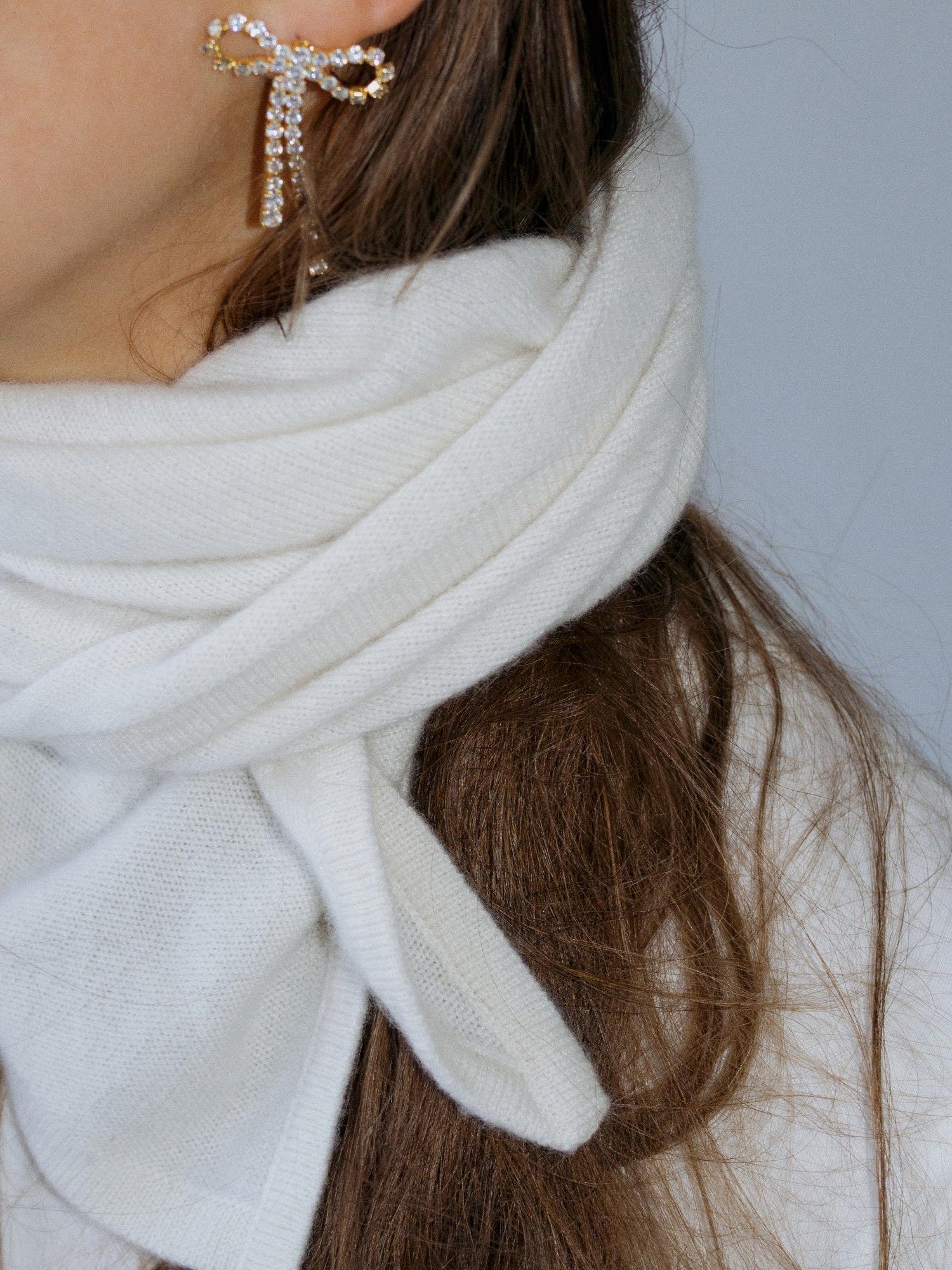 Kaszmirowy Trójkątny Szal / Bandana — Mille × Bébé