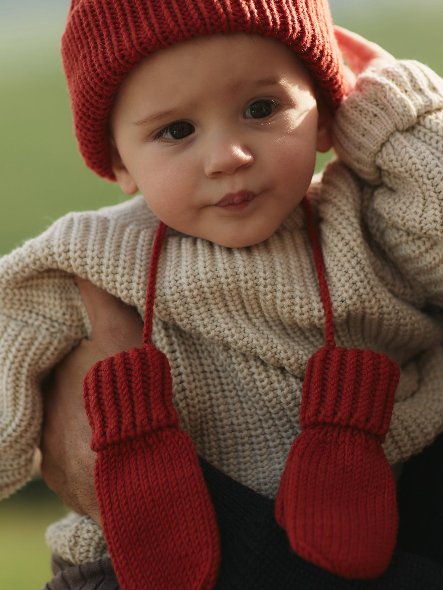 Rękawiczki mitenki 'Merino' Baby